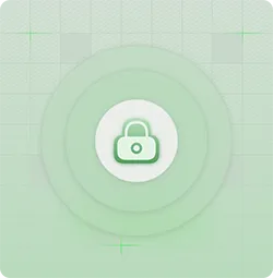 Secure-by-design infrastructure lock icon