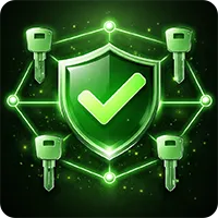 Multi-signature wallet security icon